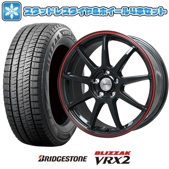 225/50R17 スタッドレスタイヤ ホイール4本セット BRIDGESTONE ブリザック VRX2 (5/100車用) LEHRMEISTER LMスポーツLM QR 17インチ : arktire 7901 137327 24606 24606 : アークタイヤ