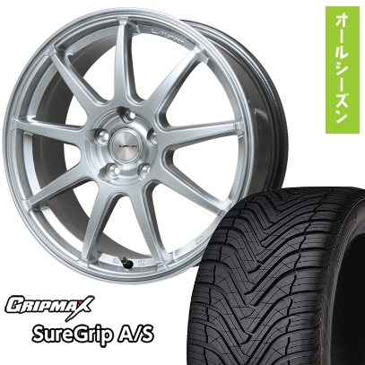グリップマックス 225/55R18 オールシーズンタイヤ ホイール4本セット 