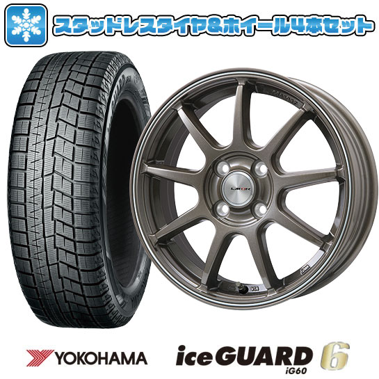 195/65R16 スタッドレスタイヤ ホイール4本セット ライズ/ロッキー（ガソリン） YOKOHAMA アイスガード シックスIG60 LEHRMEISTER LMスポーツLM QR 16インチ : arktire 20901 137354 24909 24909 : アークタイヤ