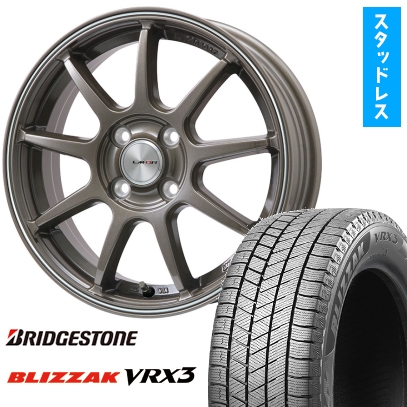 195/65R16 スタッドレスタイヤ ホイール4本セット ライズ/ロッキー（ガソリン） BRIDGESTONE ブリザック VRX3 LEHRMEISTER LMスポーツLM-QR 16インチ