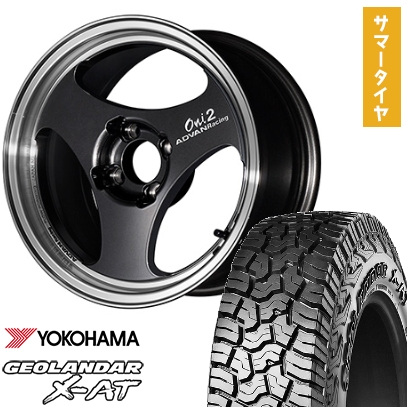 GEOLANDAR 165/65R14 夏タイヤ ホイール4本セット YOKOHAMA
