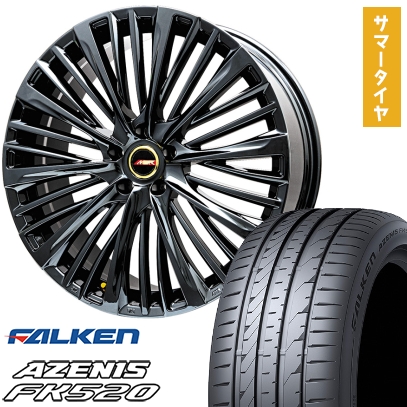 Falken 20インチ タイヤ・ホイールセット AZENIS 245/45R20 夏タイヤ ホイール4本セット FALKEN アゼニス FK520L