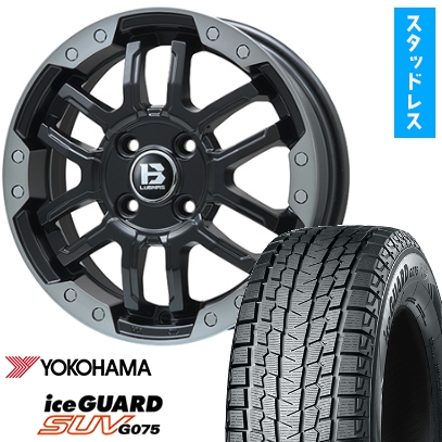 235/70R16 スタッドレスタイヤ ホイール4本セット YOKOHAMA アイスガード SUV G075 (5/114車用) BIGWAY B-LUGNAS FRD 16インチ