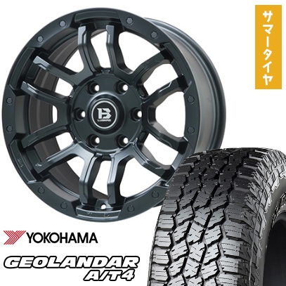 GEOLANDAR 265/70R17 夏タイヤ ホイール4本セット YOKOHAMA