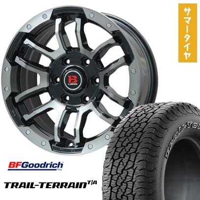 275/65R18 夏タイヤ ホイール4本セット BFグッドリッチ トレールテレーンT/A ORWL (6/139車用) BIGWAY B-LUGNAS FRD 18インチ