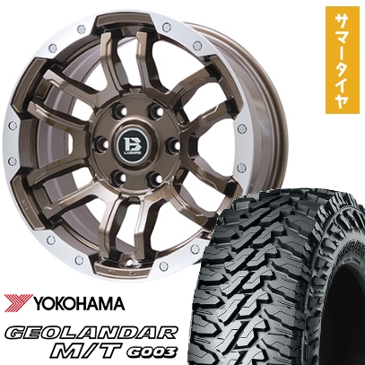 GEOLANDAR 285/65R18 夏タイヤ ホイール4本セット YOKOHAMA 