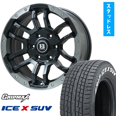 Ice X 265/60R18 スタッドレスタイヤ ホイール4本セット (プラド