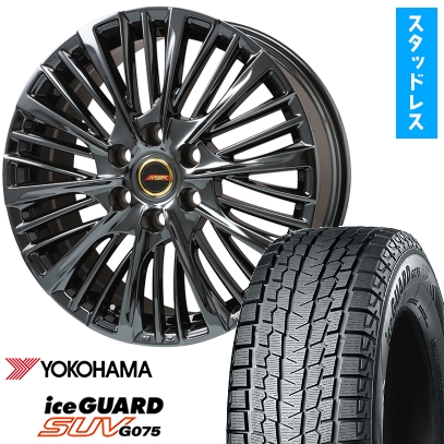 265/55R20 スタッドレスタイヤ ホイール4本セット ランクル300/レクサスLX YOKOHAMA アイスガード SUV G075 PREMIX MER-X 20インチ