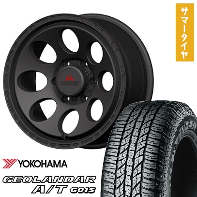 285/70R17 夏タイヤ ホイール4本セット YOKOHAMA ジオランダー A/T G015 OWL/RBL (6/139車用) MCLIMB アストロ DC 17インチ
