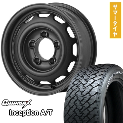グリップマックス 215/75R15 夏タイヤ ホイール4本セット ジムニー