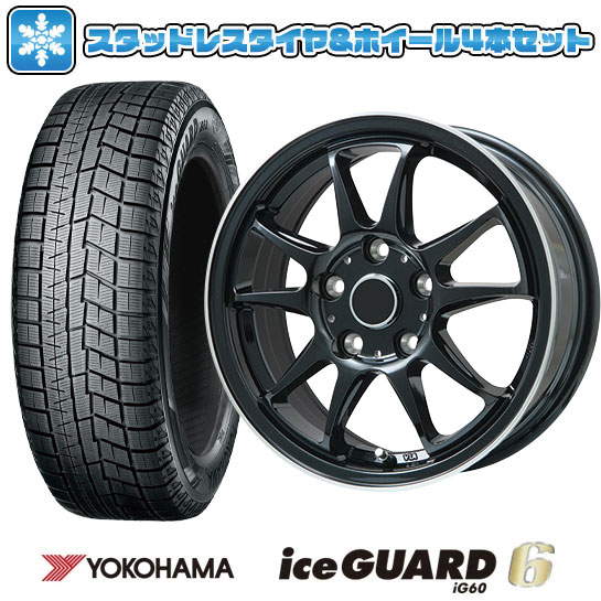 195/65R16 スタッドレスタイヤ ホイール4本セット ライズ/ロッキー（ハイブリッド） YOKOHAMA アイスガード シックスIG60 ブランドル KF28B 16インチ : arktire 24421 139064 24909 24909 : アークタイヤ