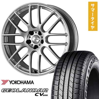 235/55R20 夏タイヤ ホイール4本セット YOKOHAMA ジオランダー CV G058 (5/114車用) WORK エモーション M8R 20インチ