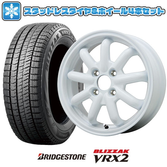 165/60R15 スタッドレスタイヤ ホイール4本セット BRIDGESTONE ブリザック VRX2 (軽自動車用) BRANDLE LINE ストレンジャーKST 9改 15インチ : arktire 3588 142324 24661 24661 : アークタイヤ