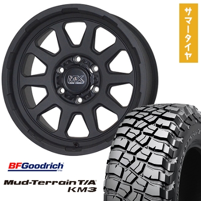 265/60R18 夏タイヤ ホイール4本セット BFグッドリッチ マッドテレーンT/A KM3 (6/139車用) HOT STUFF マッドクロス レンジャー 18インチ