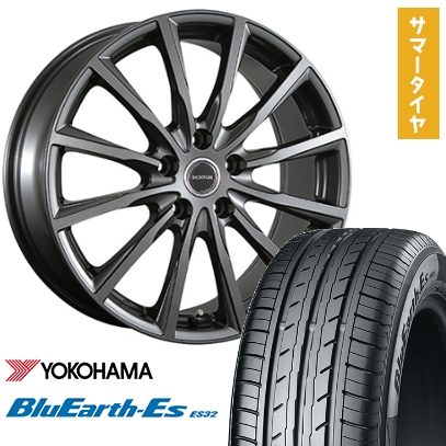 BluEarth 225/50R18 夏タイヤ ホイール4本セット ヨコハマ ブルー 