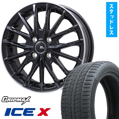 185/60R15 アルミホイール付きスタッドレスタイヤ 4本セット Ice X 185/60R15 スタッドレスタイヤ ホイール4本セット グリップ