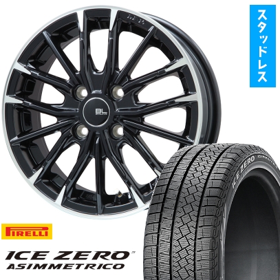 ICE ASIMMETRICO 205/65R16 スタッドレスタイヤ ホイール4本セット 