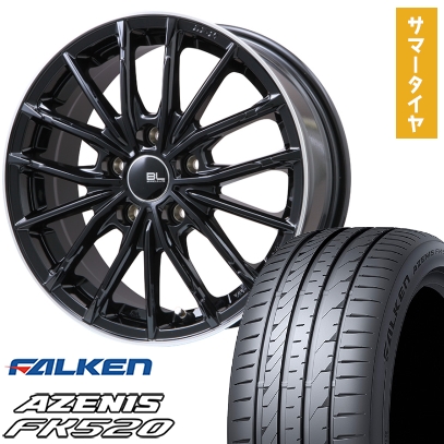AZENIS 215/50R18 夏タイヤ ホイール4本セット ヤリスクロス FALKEN 