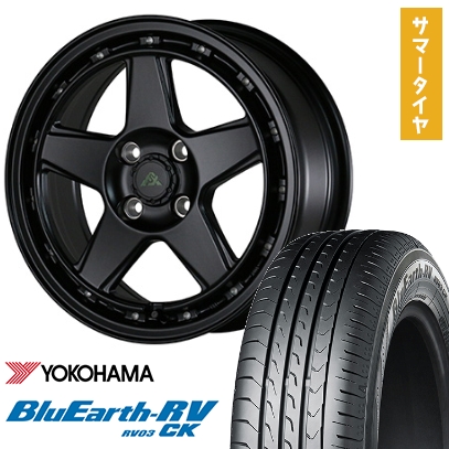 175/65R15 夏タイヤ ホイール4本セット YOKOHAMA ブルーアース RV-03CK (4/100車用) ALGERNON フェニーチェ クロスXC5 15インチ