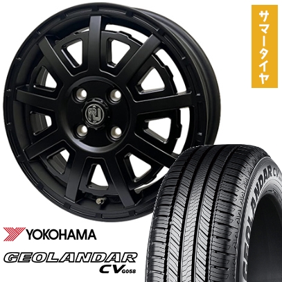 GEOLANDAR 165/60R15 夏タイヤ ホイール4本セット YOKOHAMA 