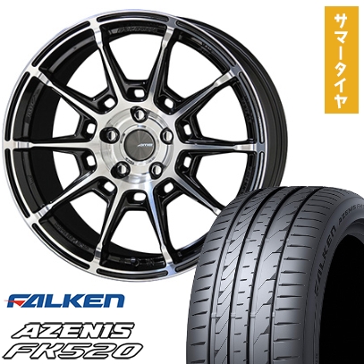 245/30R20 夏タイヤ ホイール4本セット FALKEN アゼニス FK520L (5/114車用) 共豊 ガレルナ レフィーノ 20インチ