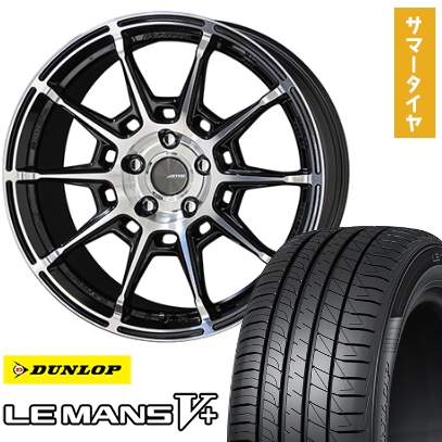 245/45R19 夏タイヤ ホイール4本セット DUNLOP ルマン V+(ファイブプラス) (5/114車用) 共豊 ガレルナ レフィーノ 19インチ