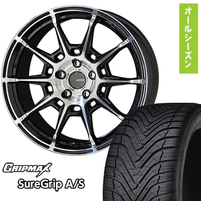 オールシーズンタイヤ ホイール4本セット 225/40R19 GRIPMAX シュアグリップA/S(限定) エムズスピード JJブレイクスルー 19インチ オールシーズンタイヤ ホイール4本セット 225&frasl;40R19 GRIP MAX シュア