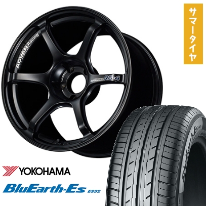 205/50R17 夏タイヤ ホイール4本セット YOKOHAMA ブルーアース ES32 (4/100車用) YOKOHAMA アドバンレーシング RG4 17インチ