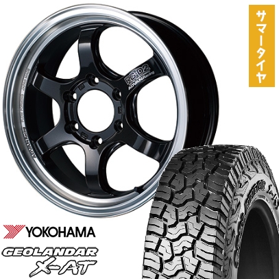 265/70R17 夏タイヤ ホイール4本セット YOKOHAMA ジオランダー X-AT G016 (6/139車用) YOKOHAMA アドバンレーシング RG-DII for PICKUP 17インチ