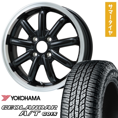GEOLANDAR 165/55R15 夏タイヤ ホイール4本セット YOKOHAMA 