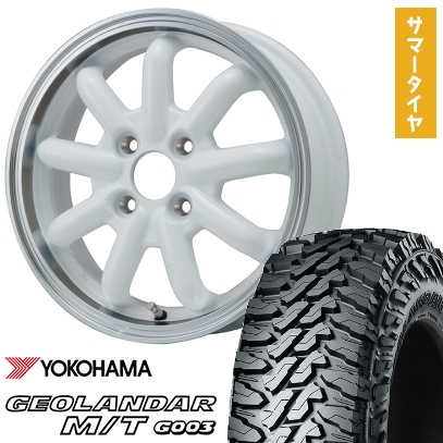 GEOLANDAR 145/80R12 夏タイヤ ホイール4本セット YOKOHAMA