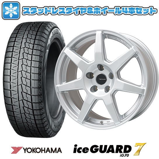 195/65R15 スタッドレスタイヤ ホイール4本セット 輸入車用 アウディ A3(8V) アイスガード セブンIG70 テクマグ TYPE 207R 限定 15インチ : arktire 8496 146282 36198 36198 : アークタイヤ