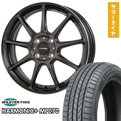 165/55R15 夏タイヤ ホイール4本セット N-BOX タント ワゴンR ミレバー ハーモニック プラス MP070(限定) クロススピード HYPER Edition RS9 15インチ