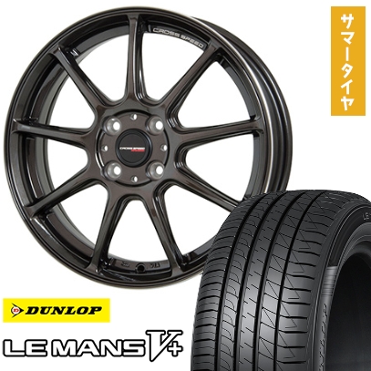 LE MANS 185/55R16 夏タイヤ ホイール4本セット DUNLOP ルマン V+( 