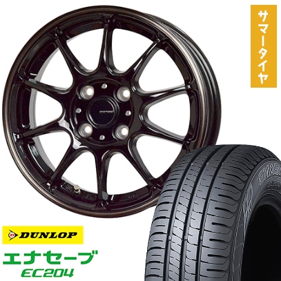 エナセーブ 145/80R13 夏タイヤ ホイール4本セット DUNLOP EC204 (軽