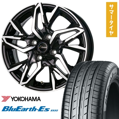 155/65R14 夏タイヤ ホイール4本セット YOKOHAMA ブルーアース ES32 (軽自動車用) ホットスタッフ クロノス CH-112 14インチ