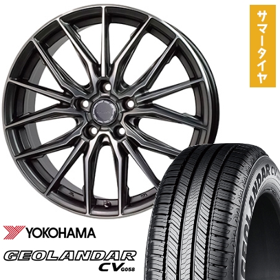 225/60R18 夏タイヤ ホイール4本セット (5/114車用) YOKOHAMA 225/60R18 夏タイヤ ホイール4本セット (5/114車用) YOKOHAMA
