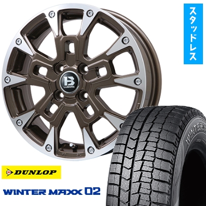 165/60R15 スタッドレスタイヤ ホイール4本セット DUNLOP 165/60R15 スタッドレスタイヤ ホイール4本セット DUNLOP
