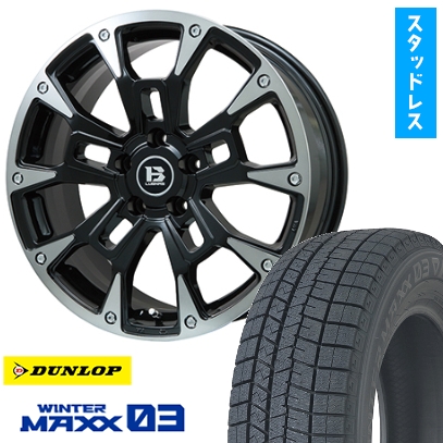 215/70R16 スタッドレスタイヤ ホイール4本セットウィンターMAXX 03(5/114車用)BIGWAYB-LUGNASBRD16インチ