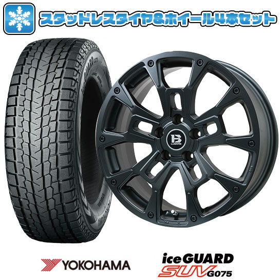 215/70R16 ヨコハマG075 4本　8分山　19年　手渡しor着払い アイスガード SUV G075 215/70R16 スタッドレスタイヤ ホイール4