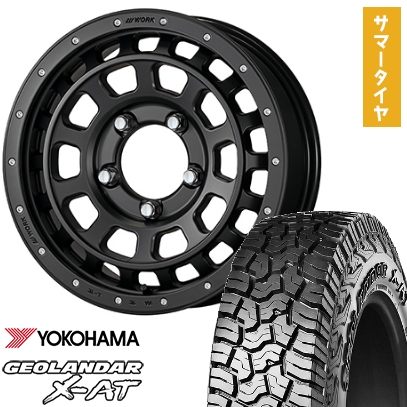 GEOLANDAR 195/80R16 夏タイヤ ホイール4本セット ジムニー YOKOHAMA 