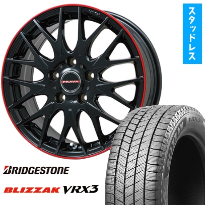 195/65R16 スタッドレスタイヤ ホイール4本セットブリザック VRX3(4/100車用)BIGWAYLEYSEENプラバ9MJrII16インチ