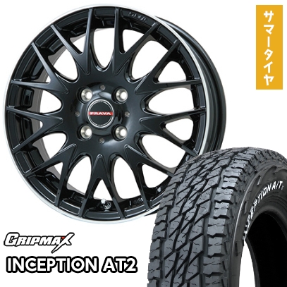 185/60R15 夏タイヤ ホイール４本セット シエンタ 2015-22 GRIPMAX インセプション A/TII RWL(限定) ビッグウエイ LEYSEEN プラバ9MJrII 15インチ