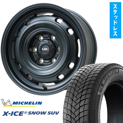 265/65R17 スタッドレスタイヤ ホイール4本セット MICHELIN エックスアイス スノー SUV レアマイスター LMG OFF-STYLE 2  17インチ