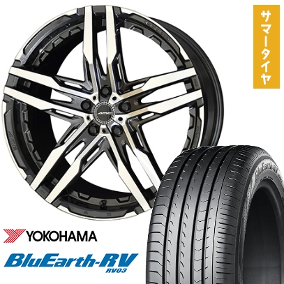 225/45R18 夏タイヤ ホイール４本セット (5/114車用) YOKOHAMA ブルーアース RV-03 共豊 シャレン RG 18インチ