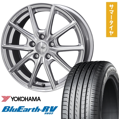 185/65R15 夏タイヤ ホイール４本セット シエンタ 2022- YOKOHAMA ブルーアース RV-03 共豊 ザイン EK 15インチ