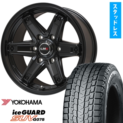 265/70R17 スタッドレスタイヤ ホイール4本セット ヨコハマ アイスガード SUV G075 レアマイスター LMG エトナ  17インチ