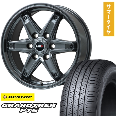 トヨタ 純正18 インチ ホイール ダンロップグラントレック265/65R18 オールテレーン 265/65R18 夏タイヤ ホイール4本セット DUNLOP グラン