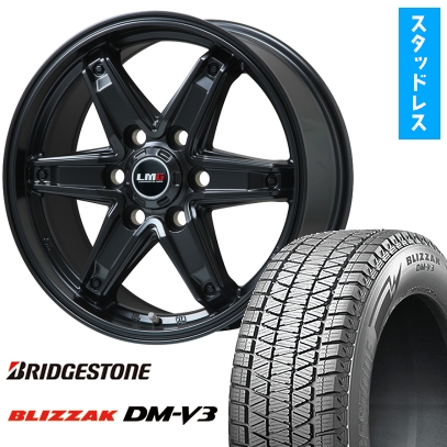 ブリザック DMーV3 265/65R18 スタッドレスタイヤ ホイール4本セット