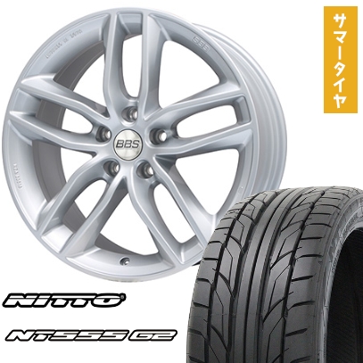 245/45R20 夏タイヤ ホイール4本セット ニットー NT555 G2 (5/120車用) BBS GERMANY SX 20インチ